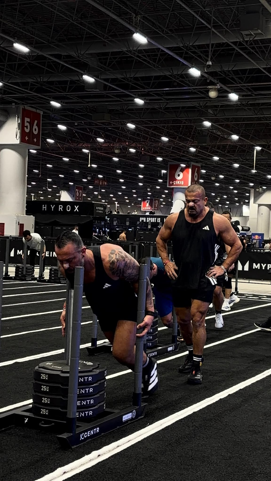 HYROX sled push station
